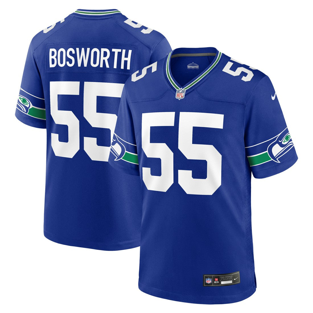 NFL Seattle Seahawks Brian Bosworth  Retired Player Alternate Game Jersey