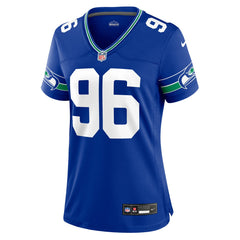 NFL Seattle Seahawks Cortez Kennedy  Women's Throwback Player Game Jersey