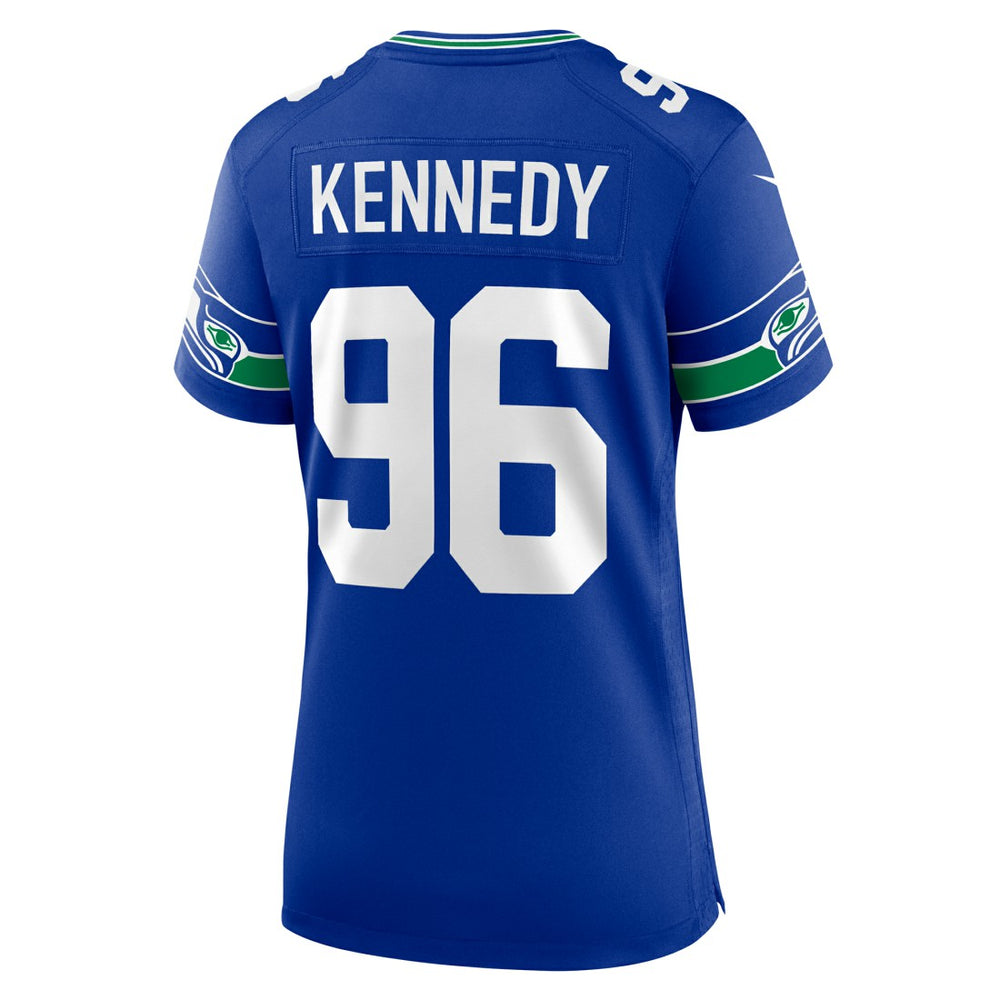NFL Seattle Seahawks Cortez Kennedy  Women's Throwback Player Game Jersey
