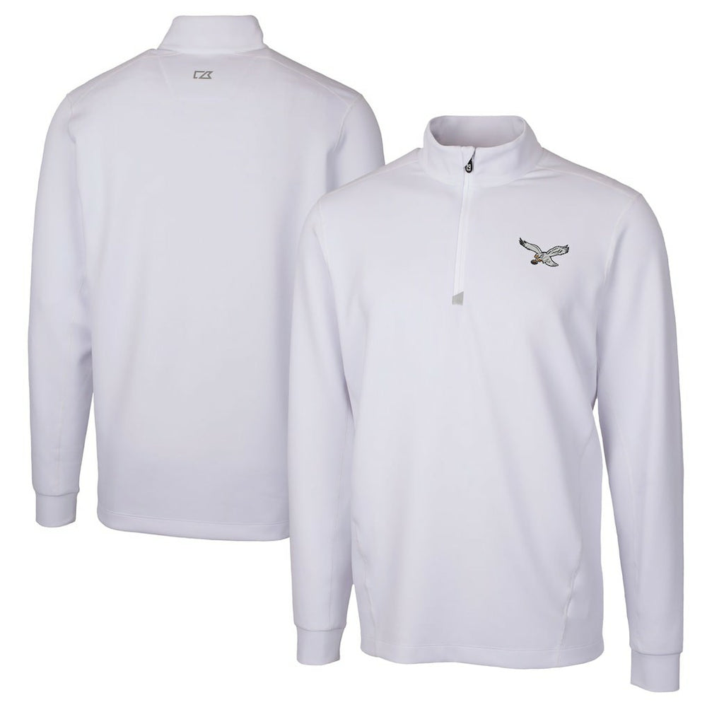 NFL Philadelphia Eagles Cutter & Buck Traverse Stretch Quarter-Zip Pullover