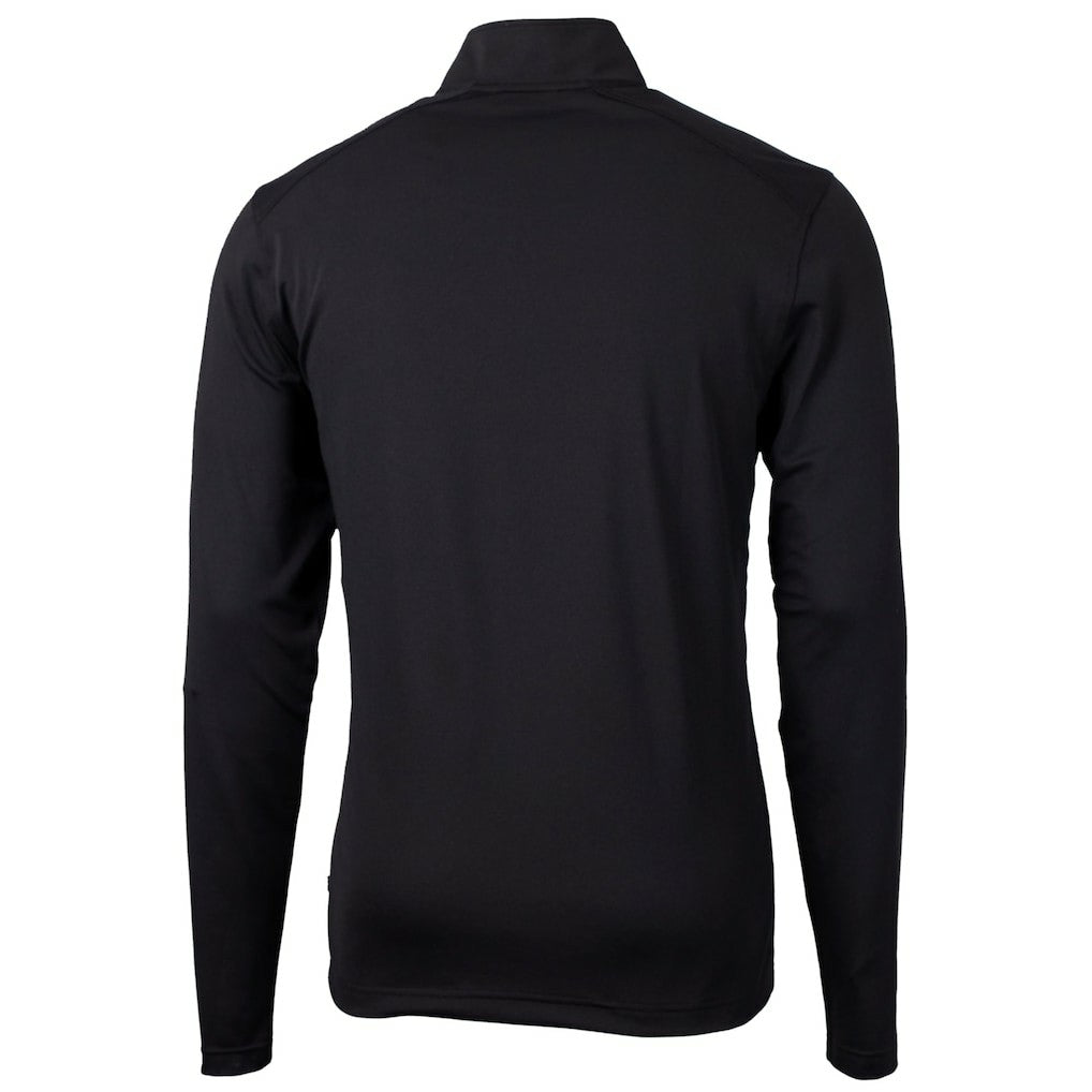 NFL Philadelphia Eagles Cutter & Buck Virtue Eco Pique Recycled Quarter-Zip Pullover