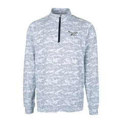 NFL Philadelphia Eagles Cutter & Buck Traverse Camo Print Stretch Quarter-Zip Pullover