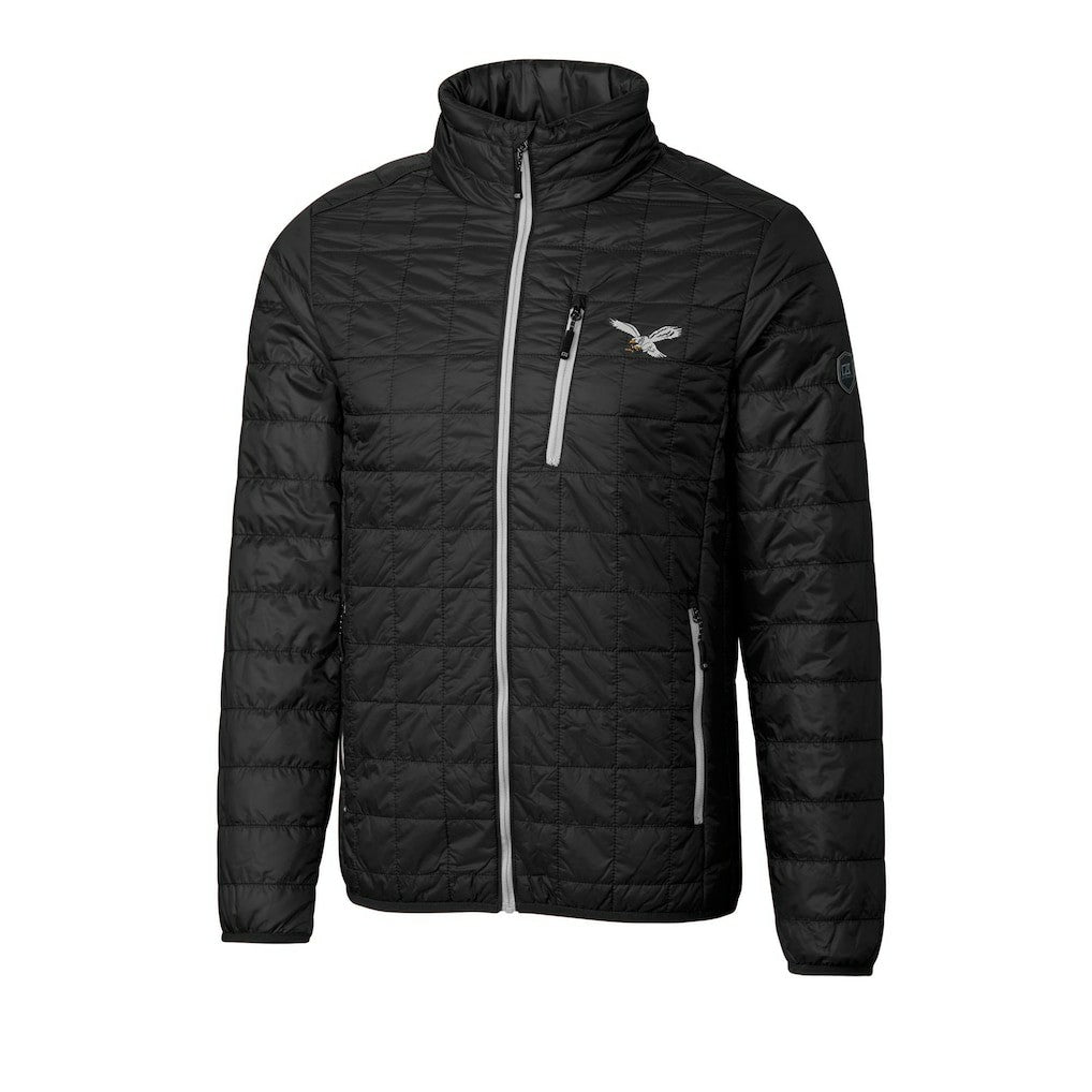 NFL Philadelphia Eagles Cutter & Buck Rainier PrimaLoft Eco Insulated Full-Zip Puffer Jacket