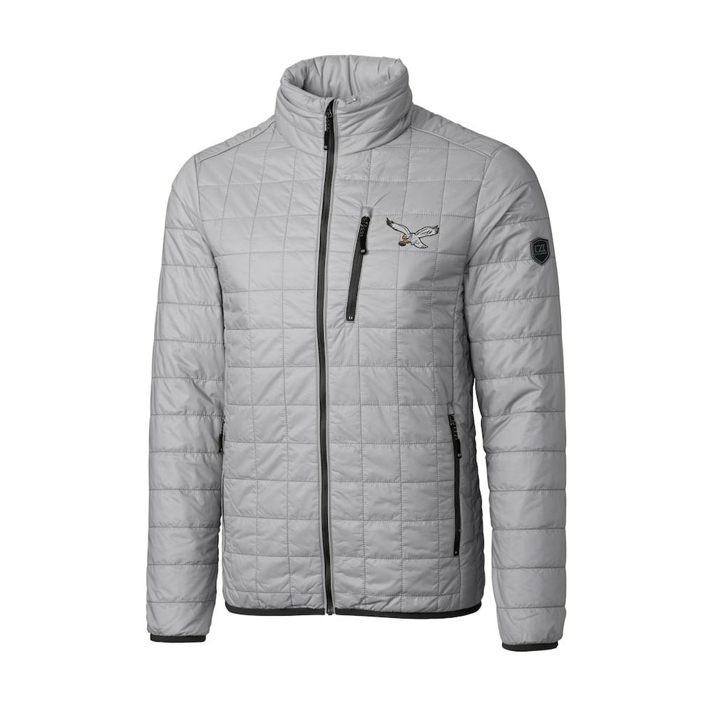NFL Philadelphia Eagles Cutter & Buck Rainier PrimaLoft Eco Insulated Full-Zip Puffer Jacket