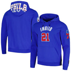 Joel Embiid Philadelphia 76ers Pro Standard Player Pullover Hoodie - Royal cheap