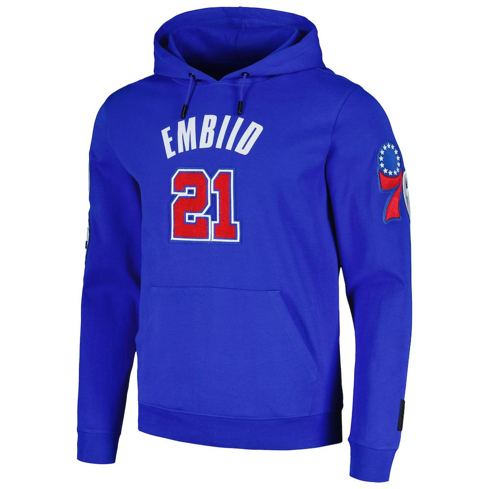 Joel Embiid Philadelphia 76ers Pro Standard Player Pullover Hoodie - Royal cheap