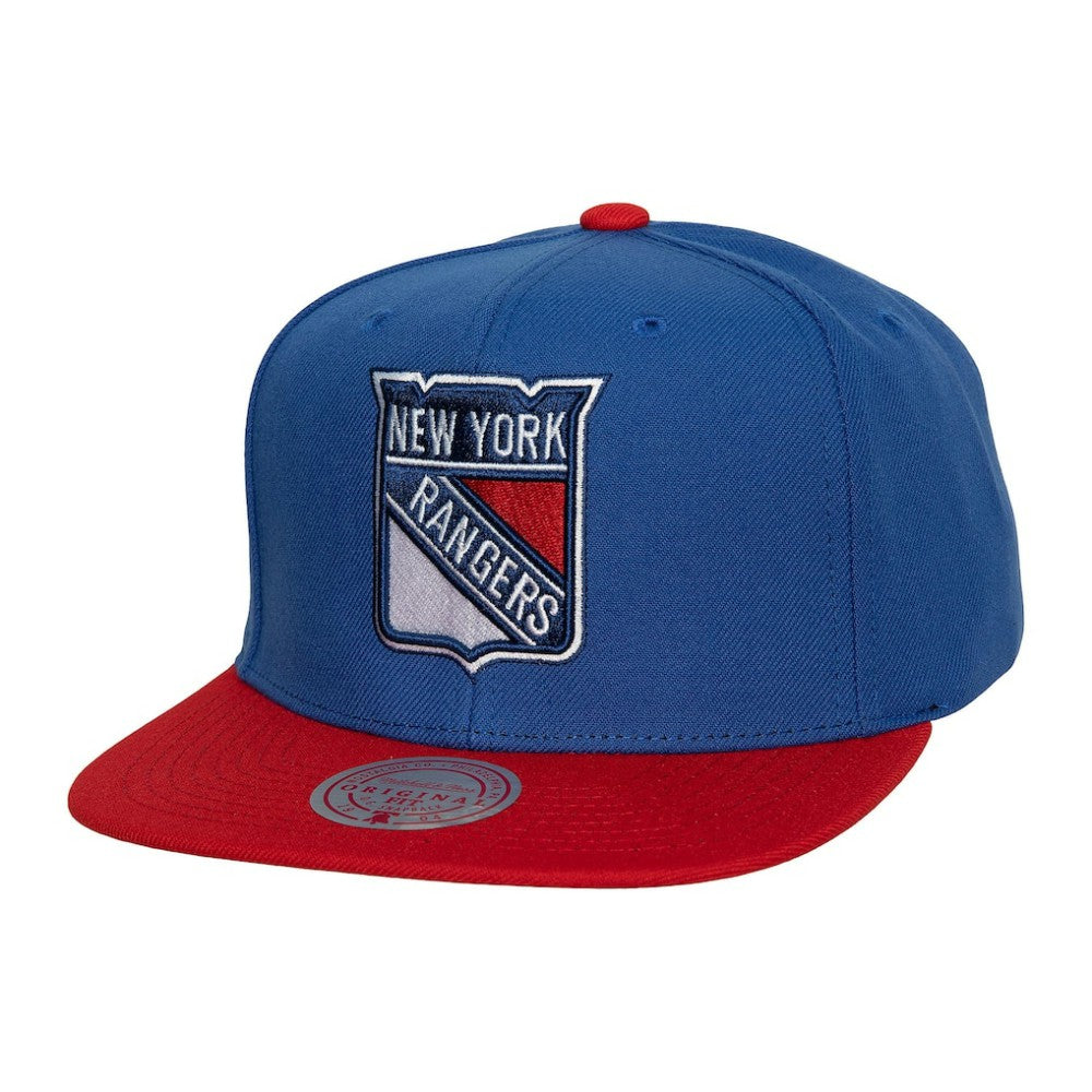 New York Rangers Mitchell & Ness Core Team Ground 2.0 Snapback Hat