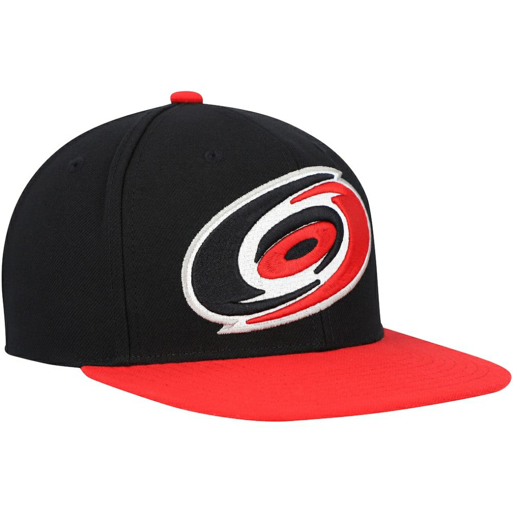 Carolina Hurricanes Mitchell & Ness Core Team Ground 2.0 Snapback Hat