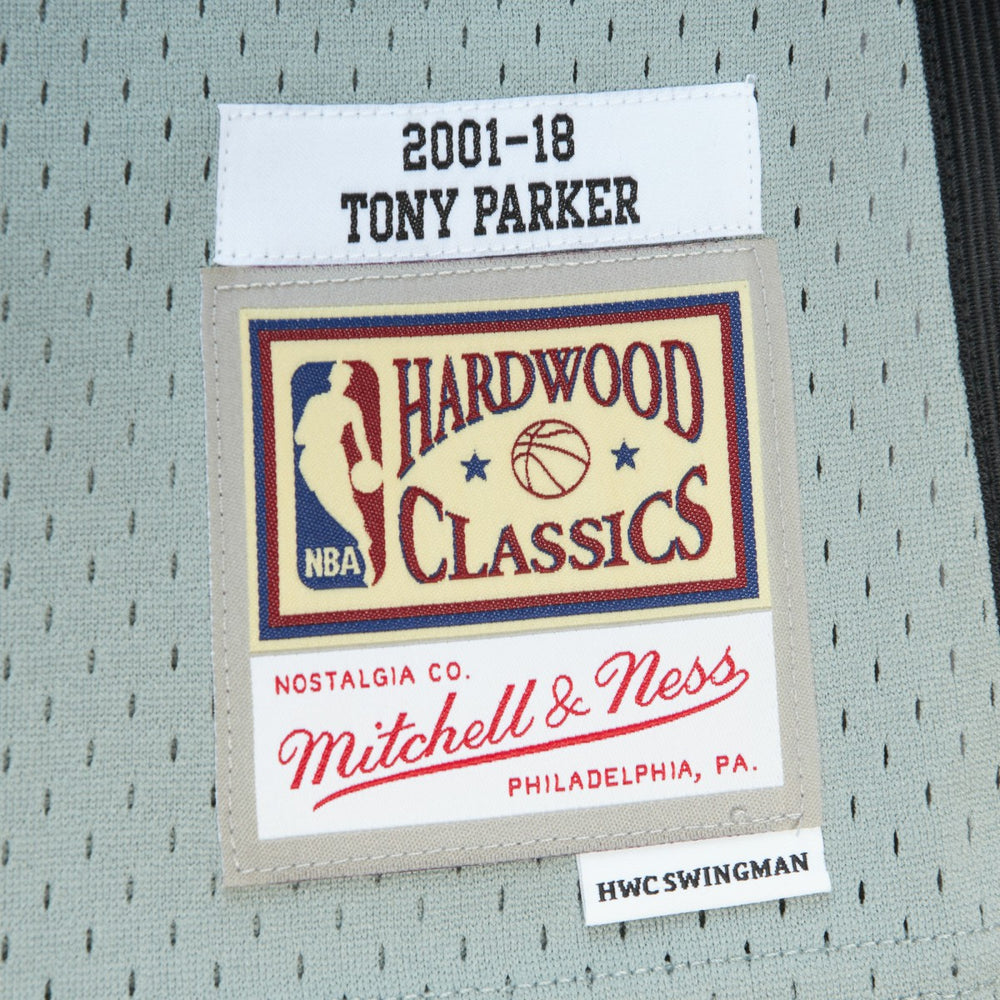 Tony Parker San Antonio Spurs Unisex Hall of Fame Class of 2023 Throwback Swingman Jersey - Gray | Mitchell & Ness for sale