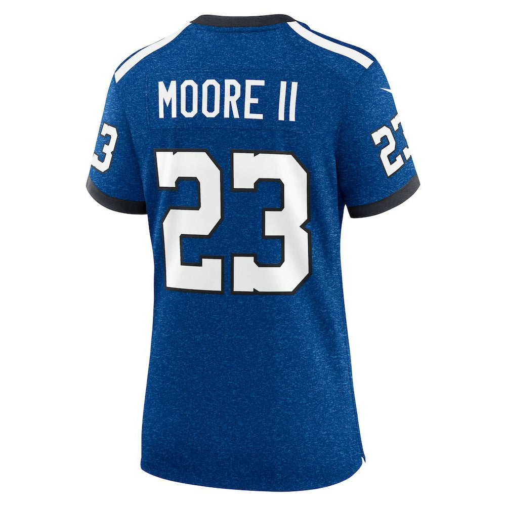 NFL Indianapolis Colts Kenny Moore II  Women's Indiana Nights Alternate Game Jersey