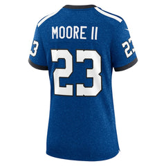 NFL Indianapolis Colts Kenny Moore II  Women's Indiana Nights Alternate Game Jersey