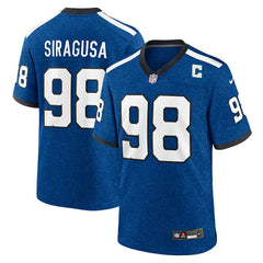 NFL Indianapolis Colts Tony Siragusa  Retired Player Alternate Game Jersey