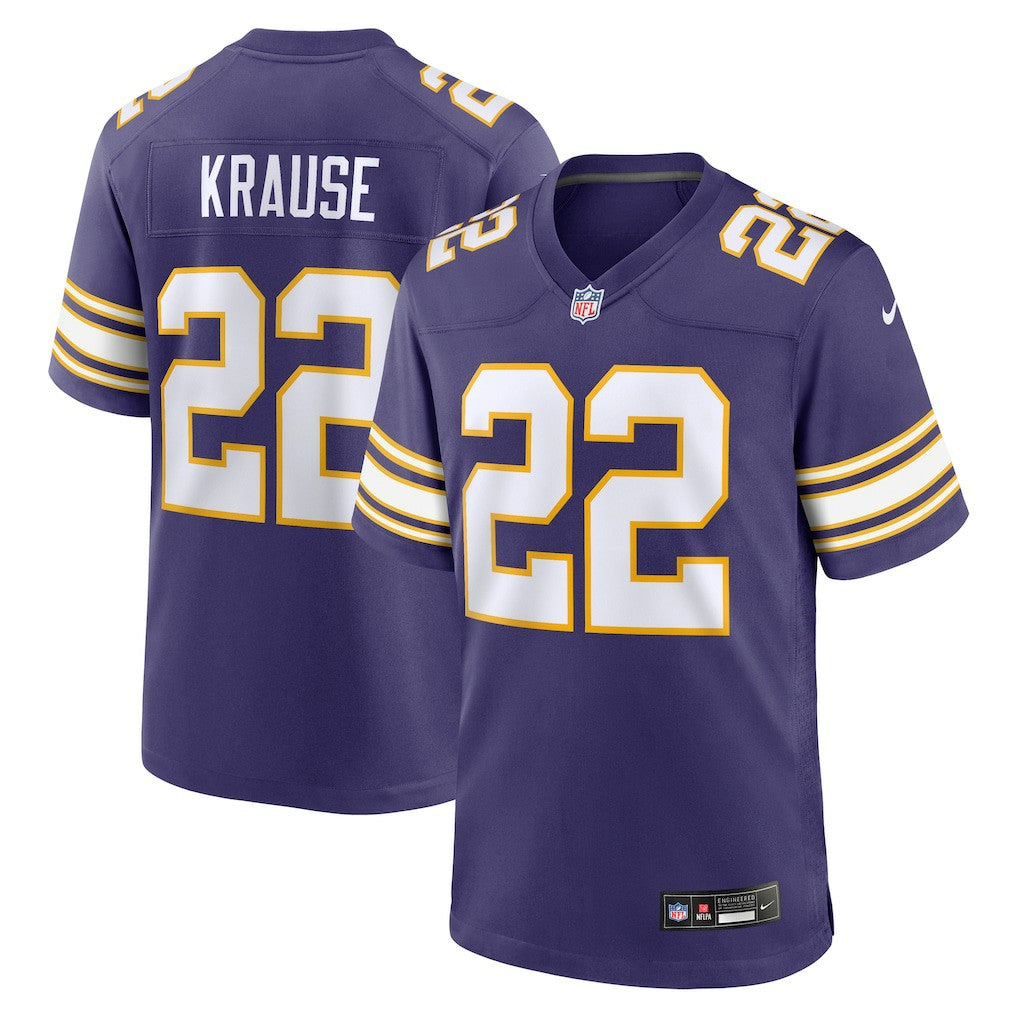 NFL Minnesota Vikings Paul Krause  Retired Player Alternate Game Jersey