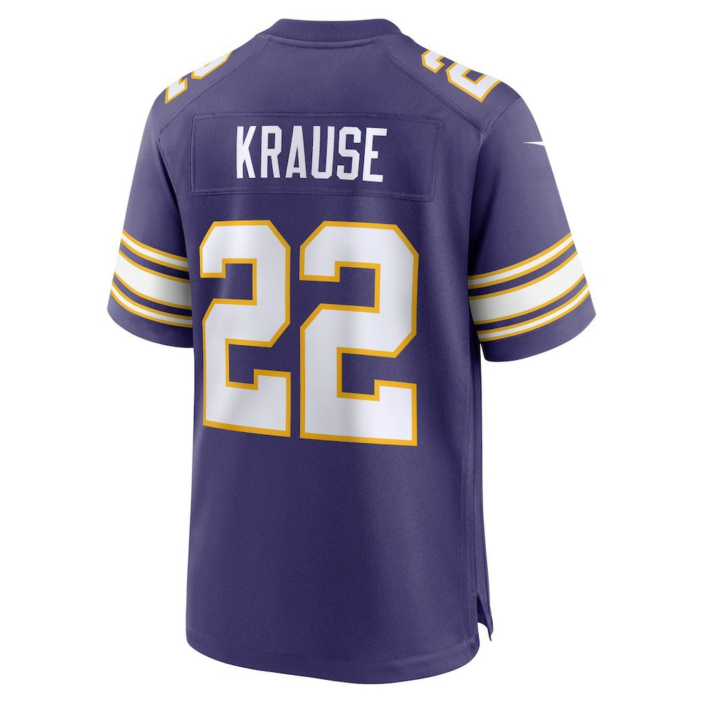 NFL Minnesota Vikings Paul Krause  Retired Player Alternate Game Jersey