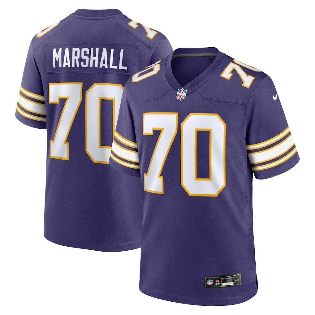 NFL Minnesota Vikings Jim Marshall  Retired Player Alternate Game Jersey
