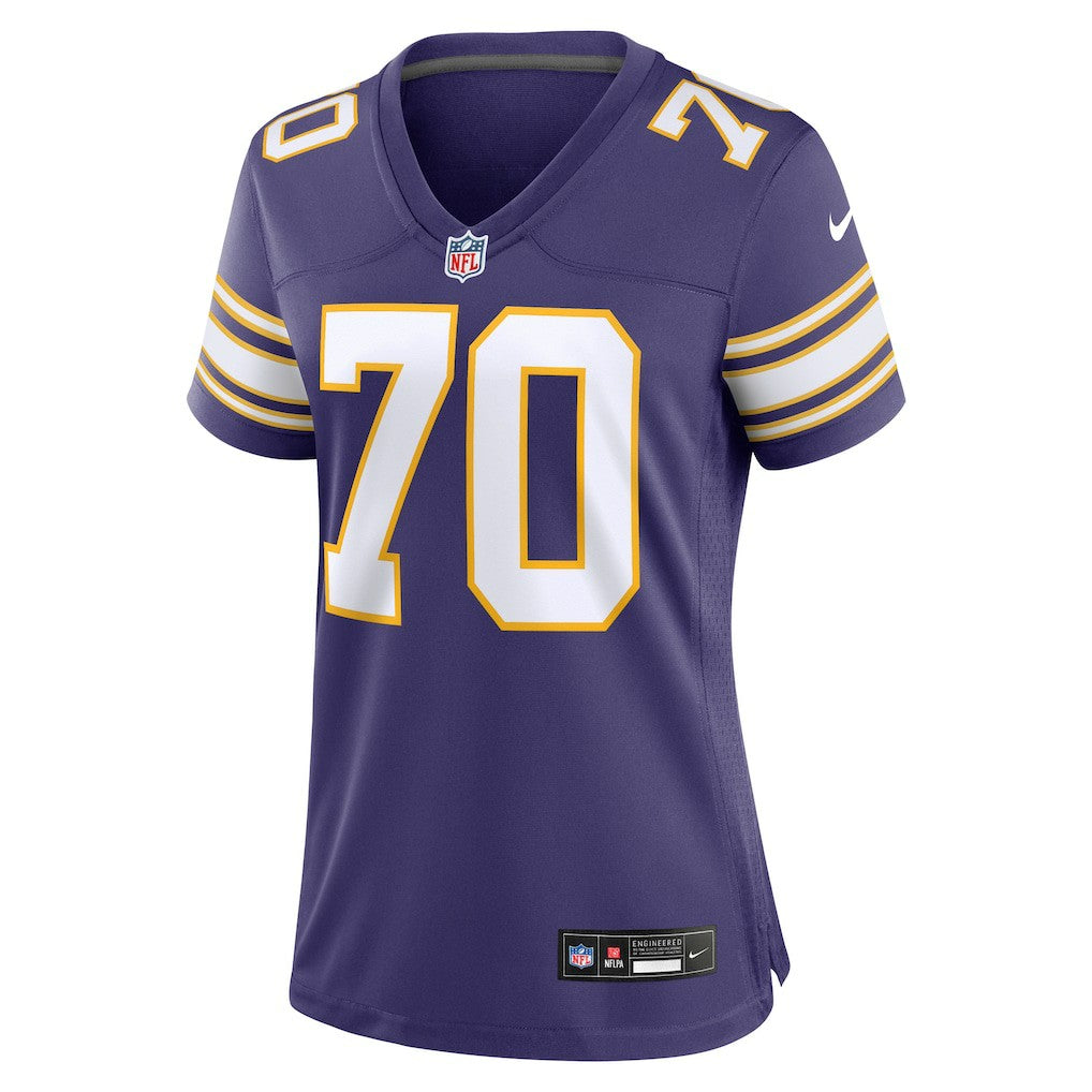 NFL Minnesota Vikings Jim Marshall  Women's Classic Retired Player Jersey