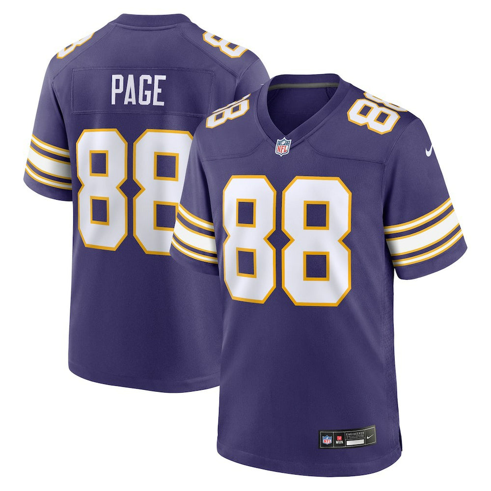 NFL Minnesota Vikings Alan Page  Retired Player Alternate Game Jersey