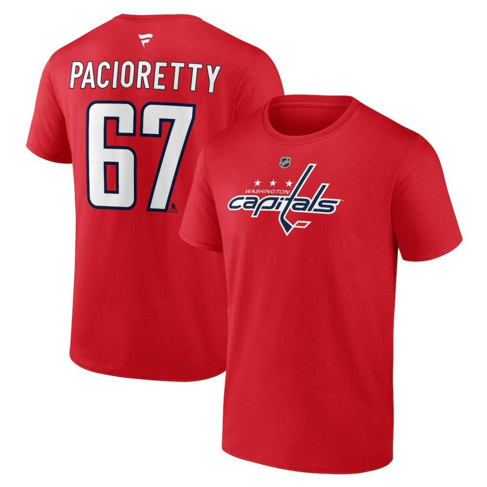 Max Pacioretty Washington Capitals Fanatics Authentic Stack Name & Number T-Shirt