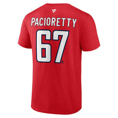 Max Pacioretty Washington Capitals Fanatics Authentic Stack Name & Number T-Shirt