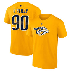 Ryan O'Reilly Nashville Predators Fanatics Authentic Stack Name & Number T-Shirt