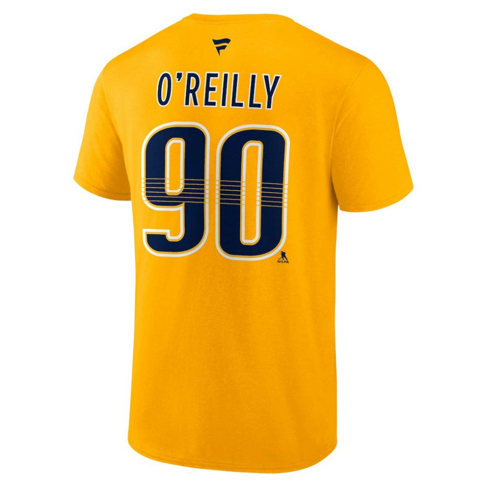 Ryan O'Reilly Nashville Predators Fanatics Authentic Stack Name & Number T-Shirt