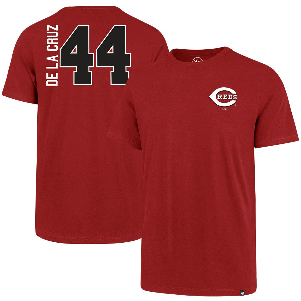 Elly De La Cruz Cincinnati Reds Name & Number T-Shirt - Red | 47 brand