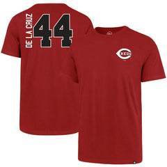 Elly De La Cruz Cincinnati Reds Name & Number T-Shirt - Red | 47 brand