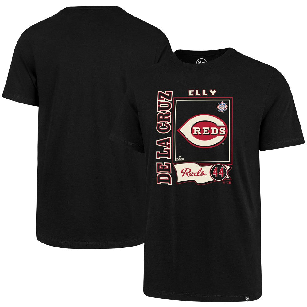 Elly De La Cruz Cincinnati Reds Graphic T-Shirt - Black | 47 brand