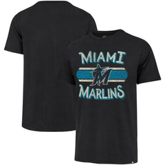 Miami Marlins Renew Franklin T-Shirt - Black | 47 brand
