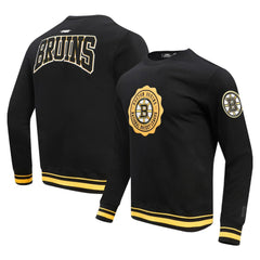 Boston Bruins Pro Standard Crest Emblem Pullover Sweatshirt