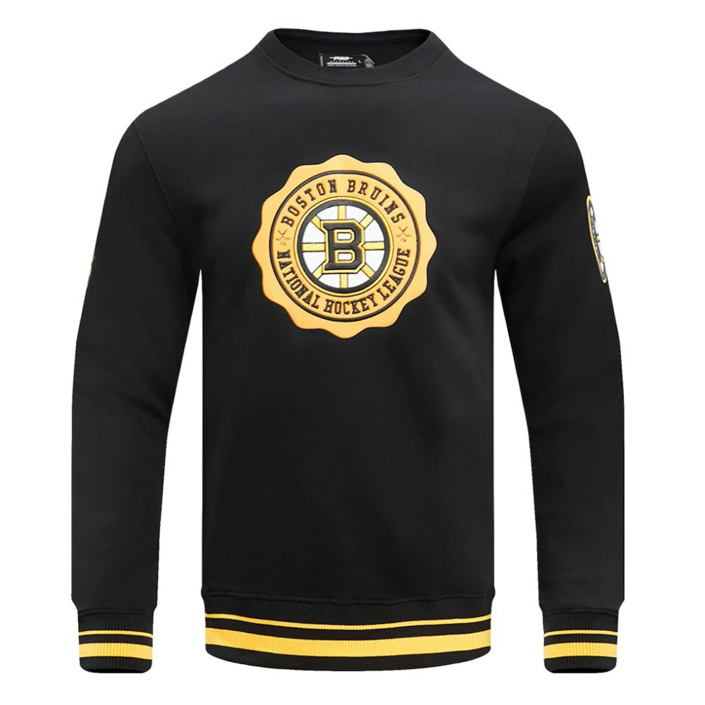 Boston Bruins Pro Standard Crest Emblem Pullover Sweatshirt