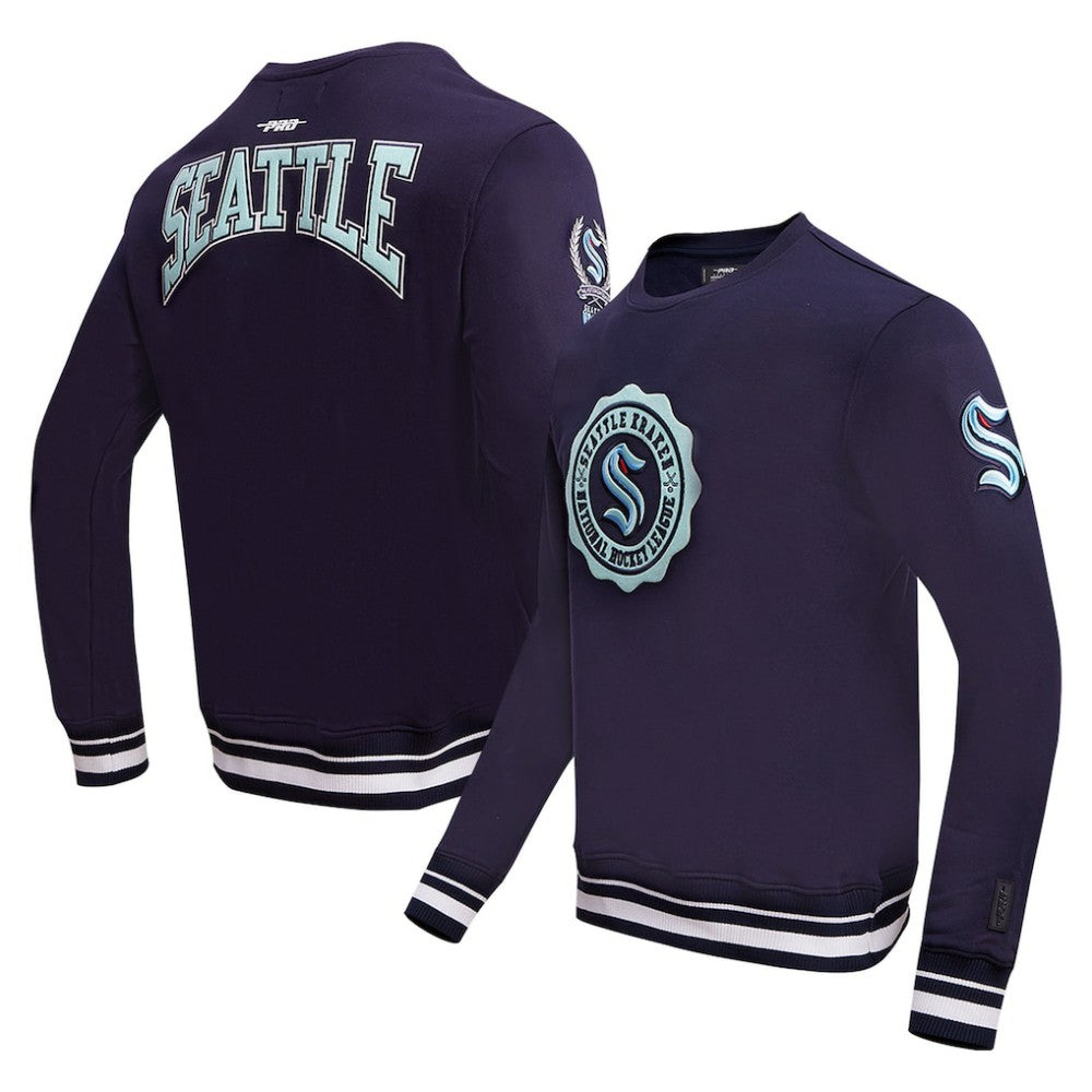 Seattle Kraken Pro Standard Crest Emblem Pullover Sweatshirt