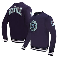Seattle Kraken Pro Standard Crest Emblem Pullover Sweatshirt