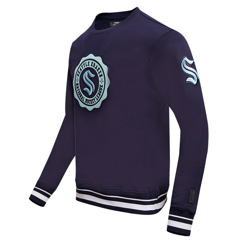 Seattle Kraken Pro Standard Crest Emblem Pullover Sweatshirt