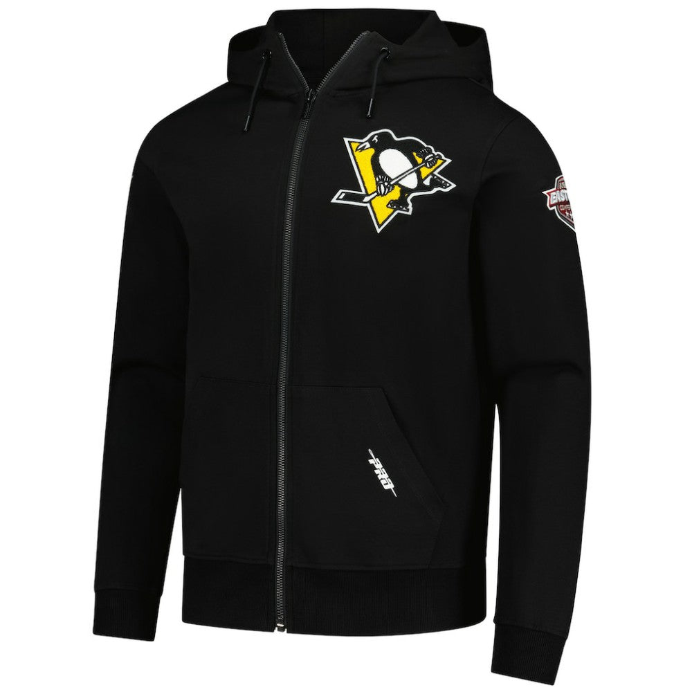 Pittsburgh Penguins Pro Standard Classic Chenille Full-Zip Hoodie Jacket