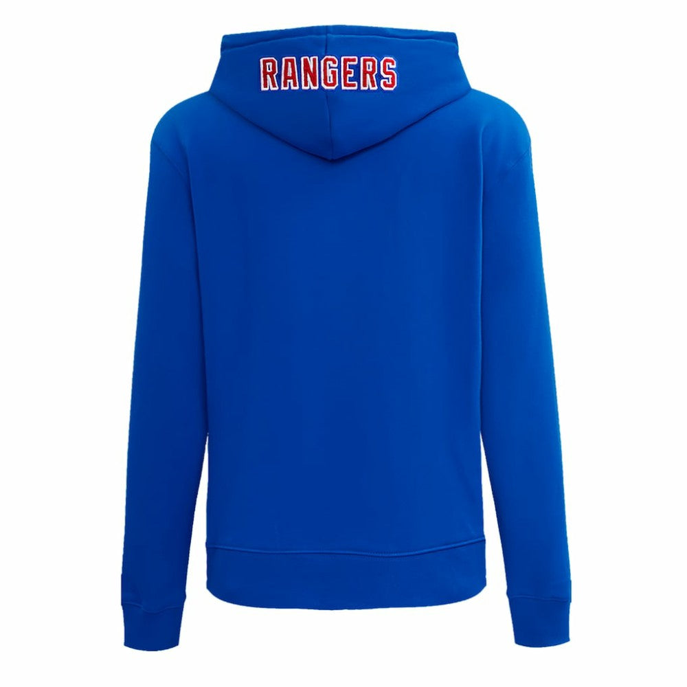 New York Rangers Pro Standard Women's Classic Chenille Pullover Hoodie