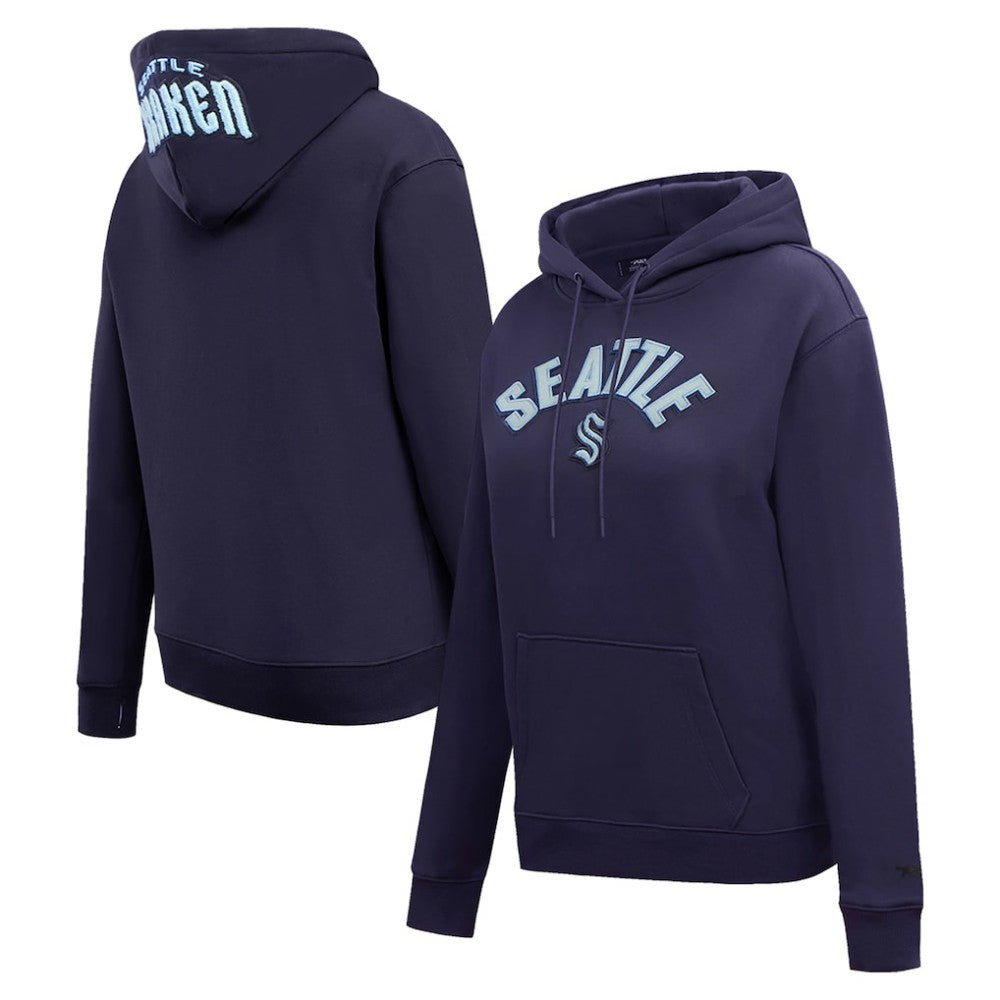 Seattle Kraken Pro Standard Women's Classic Chenille Pullover Hoodie