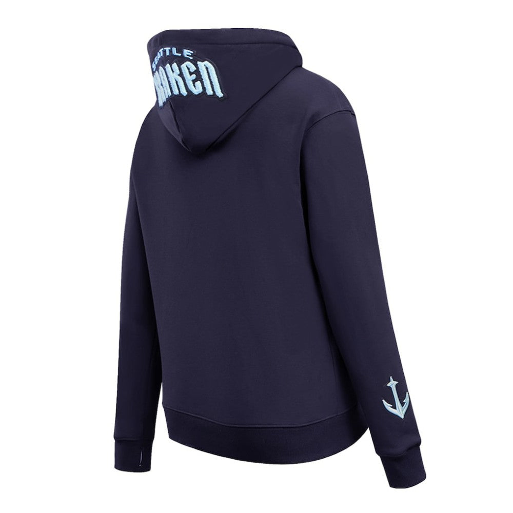 Seattle Kraken Pro Standard Women's Classic Chenille Pullover Hoodie
