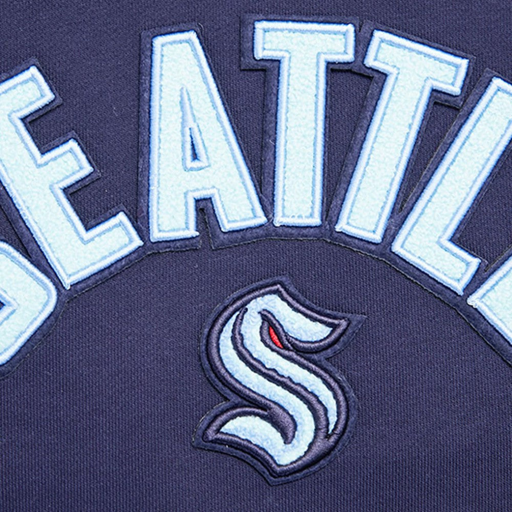 Seattle Kraken Pro Standard Women's Classic Chenille Pullover Hoodie
