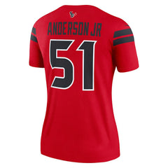 NFL Houston Texans Will Anderson Jr.  Women's Alternate Legend Player Performance Top