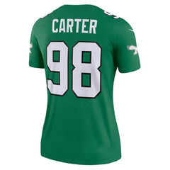NFL Philadelphia Eagles Jalen Carter  Women's Alternate Legend Player Performance Top
