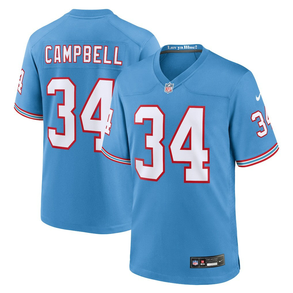 NFL Tennessee Titans Earl Campbell  Retired Player Alternate Game Jersey