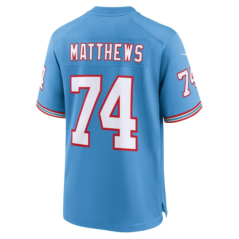 NFL Tennessee Titans Bruce Matthews  Retired Player Alternate Game Jersey