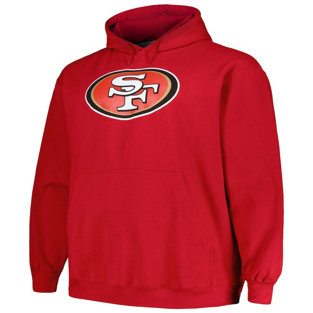 NFL San Francisco 49ers Christian McCaffrey  Big & Tall Fleece Name & Number Pullover Hoodie