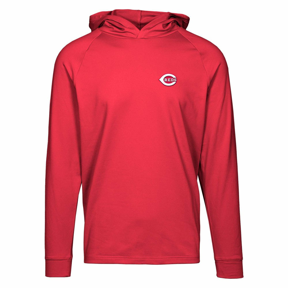 Cincinnati Reds Levelwear Dimension Insignia 2.0 Pullover Hoodie - Red