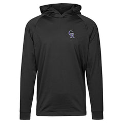 Colorado Rockies Levelwear Dimension Insignia 2.0 Pullover Hoodie - Black