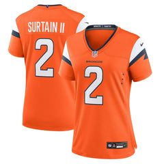NFL Denver Broncos Patrick Surtain II  Women's Mile High Collection Game Jersey