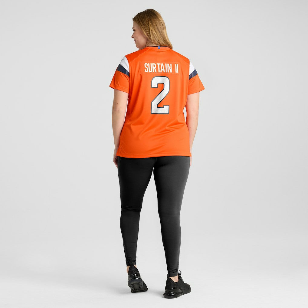 NFL Denver Broncos Patrick Surtain II  Women's Mile High Collection Game Jersey