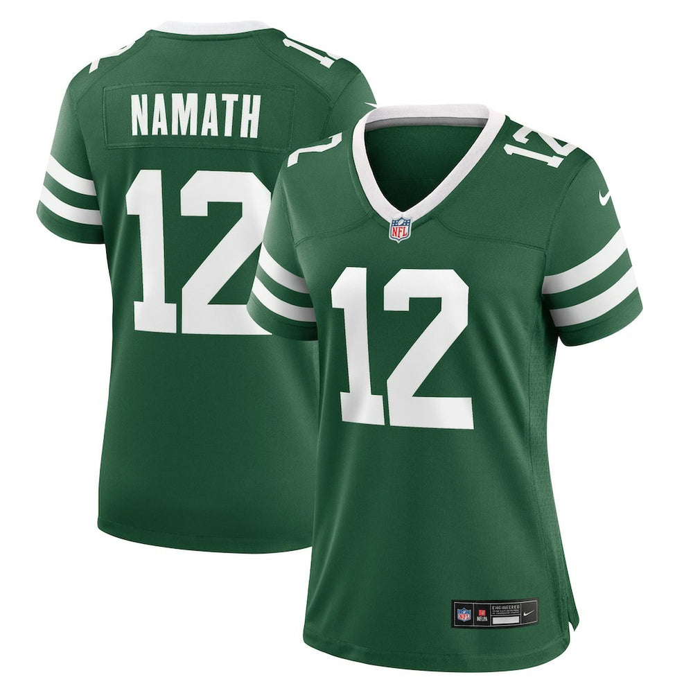 NFL New York Jets Joe Namath  Women's Retired Player Game Jersey