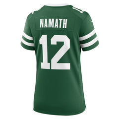 NFL New York Jets Joe Namath  Women's Retired Player Game Jersey